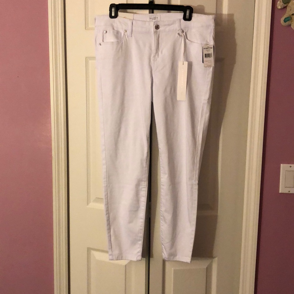 Celebrity Pink Mid Rise Ankle Skinny